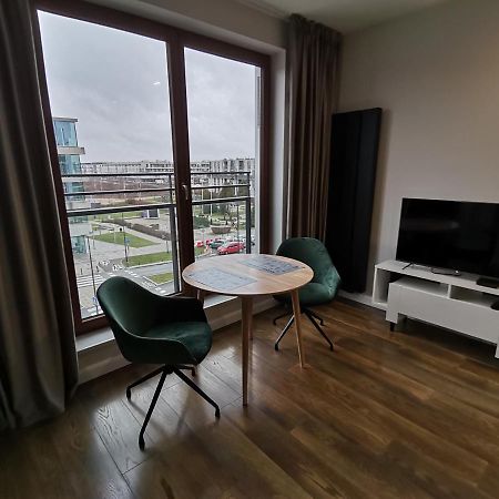 Nowoczesny Apartament Z Widokiem Lägenhet Warszawa Exteriör bild