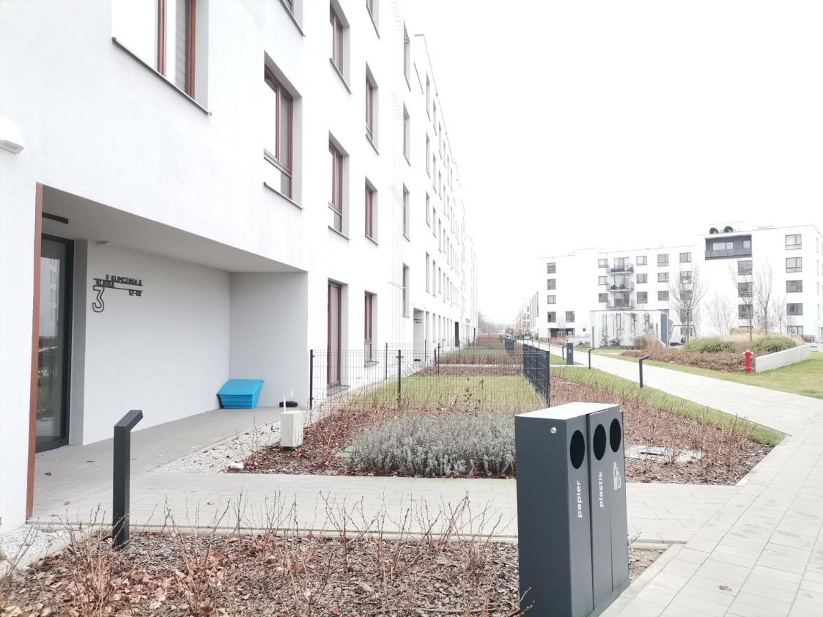 Nowoczesny Apartament Z Widokiem Lägenhet Warszawa Exteriör bild